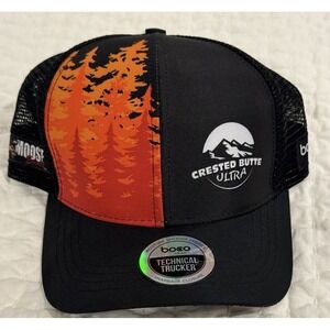 Crested Butte Ultra Hat Colorado Adjustable Black Cap New